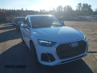 2024 Audi Q5 S line Premium with VIN WA1GAAFY5R2097223, listed as a IAAI auction lot 41035850 with 1,234 mi miles. Bid and sale history available at carsss.com. Image 1.