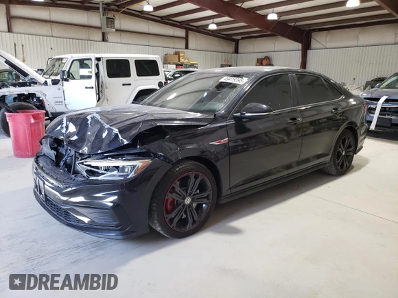 2019 Volkswagen Jetta GLI S z VIN 3VW5T7BU9KM142852, wystawiony jako Copart lot #49419395 z przebiegiem 99 203 mil mil oraz Szkody całkowita. Historia ofert i sprzedaży dostępna na DreamBid. Obrazek 1.