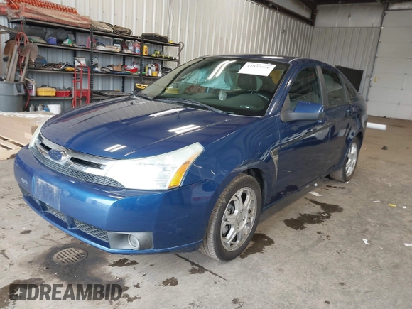 2008 Ford Focus SE with VIN 1FAHP35N78W191984, listed as a IAAI auction lot 41839286 with 129,290 mi miles. Bid and sale history available at carsss.com. Image 17.