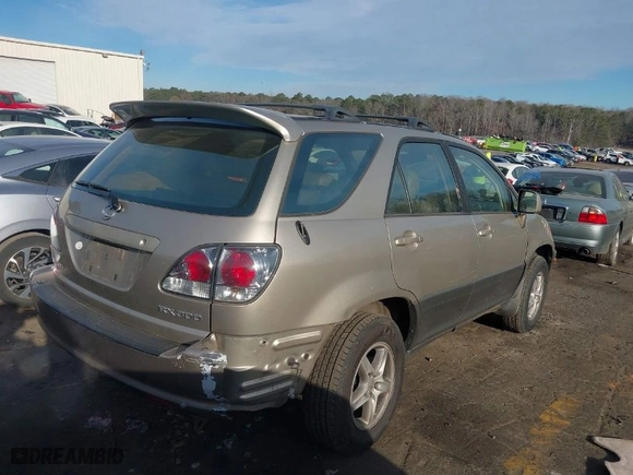 2003 Lexus RX 300 with VIN JTJGF10U230159609, listed as a IAAI auction lot 41701093 with 418,902 mi miles. Bid and sale history available at carsss.com. Image 4.