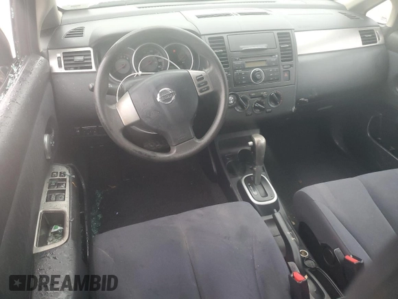 2009 Nissan Versa 1.8 SL with VIN 3N1BC13EX9L496828, listed as a Copart auction lot 82880084 with 0 mi miles and Salvage Title. Bid and sale history available at carsss.com. Image 8.
