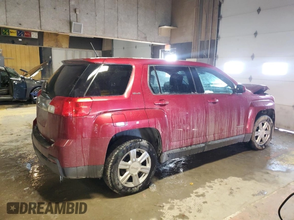 2014 GMC Terrain SLE with VIN 2GKFLVEKXE6180504, listed as a Copart auction lot 45851115 with 118,552 mi miles and Salvage Title. Bid and sale history available at carsss.com. Image 3.