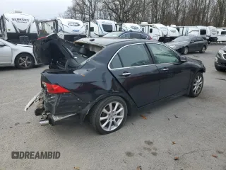 2006 Acura TSX with VIN JH4CL96826C028460, listed as a Copart auction lot 44718325 with 0 mi miles and Salvage Title. Bid and sale history available at carsss.com. Image 3.