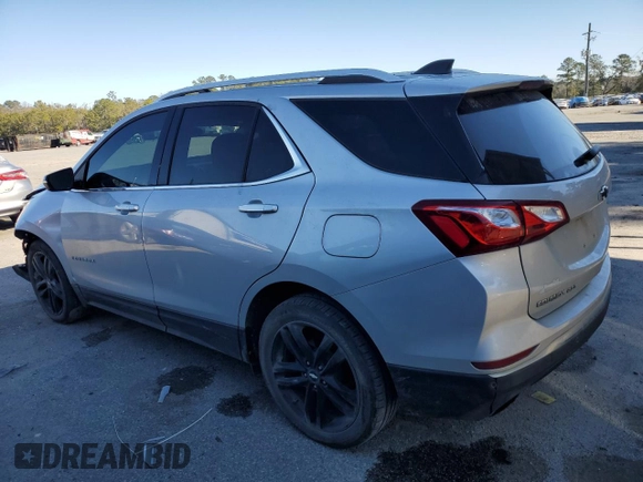 2020 Chevrolet Equinox LT with VIN 2GNAXLEX8L6249222, listed as a Copart auction lot 87157694 with 50,666 mi miles and Salvage Title. Bid and sale history available at carsss.com. Image 2.