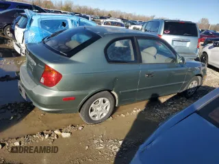 2003 Hyundai Accent GL with VIN KMHCG35C23U264701, listed as a Copart auction lot 80029154 with 142,090 mi miles and Salvage Title. Bid and sale history available at carsss.com. Image 3.