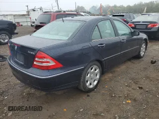 2006 Mercedes-Benz C 280 Luxury with VIN WDBRF92H06F771060, listed as a Copart auction lot 81556694 with 90,410 mi miles and Salvage Title. Bid and sale history available at DreamBid. Image 3.