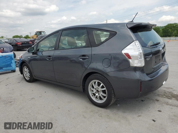 2013 Toyota Prius Two with VIN JTDZN3EU9D3195283, listed as a Copart auction lot 54975085 with 447,210 mi miles and Clean Title. Bid and sale history available at carsss.com. Image 2.