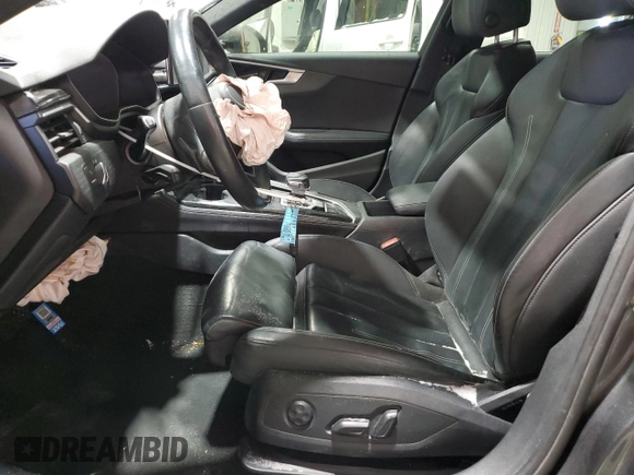 2020 Audi A4 Premium Plus with VIN WAUENAF46LN008471, listed as a Copart auction lot 45737095 with 81,183 mi miles and Salvage title. Bid and sale history available at DreamBid. Image 7.