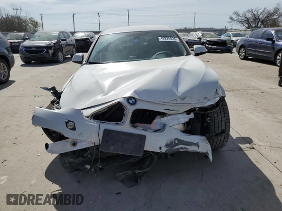 2017 BMW 3 Series 320i with VIN WBA8E1G53HNU13232, listed as a Copart auction lot 49225525 with 0 mi miles and Salvage Title. Bid and sale history available at carsss.com. Image 5.