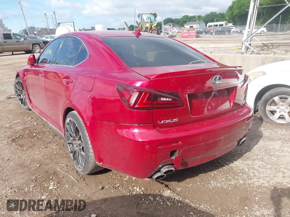 2008 Lexus IS F with VIN JTHBP262585001442, listed as a IAAI auction lot 42549906 with Not provided miles and . Bid and sale history available at DreamBid. Image 3.