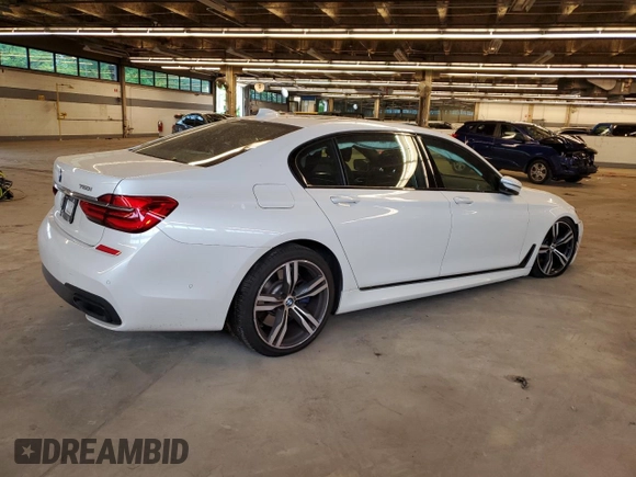 2017 BMW 7 Series with VIN WBA7F2C36HG422997, listed as a Copart auction lot 56149494 with Not Provided miles and Salvage Title. Bid and sale history available at DreamBid. Image 3.