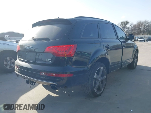 2014 Audi Q7 3.0T Premium with VIN WA1CGAFE2ED010007, listed as a IAAI auction lot 41751305 with 120,524 mi miles. Bid and sale history available at carsss.com. Image 4.