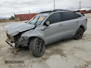 2022 Kia Sorento X-Line SX Prestige with VIN 5XYRKDLF2NG133529, listed as a Copart auction lot 48135025 with 35,674 mi miles and Salvage title. Bid and sale history available at DreamBid. Image 1.