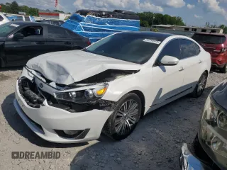 2015 Kia Cadenza Premium z VIN KNALN4D7XF5179699, wystawiony jako Copart lot #54734915 z przebiegiem 118 566 mil mil oraz Szkoda całkowita • Salvage title. Historia ofert i sprzedaży dostępna na DreamBid. Obrazek 1.