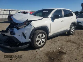 2022 Toyota RAV4 LE with VIN 2T3F1RFV4NW260922, listed as a Copart auction lot 49579835 with 64,289 mi miles and Salvage Title. Bid and sale history available at carsss.com. Image 1.