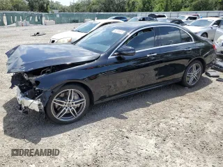2019 Mercedes-Benz E 450 with VIN WDDZF6JBXKA497053, listed as a Copart auction lot 60758915 with Not provided miles and Salvage title. Bid and sale history available at DreamBid. Image 1.