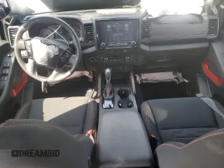 2023 Nissan Frontier PRO-4X with VIN 1N6ED1EK3PN653684, listed as a Copart auction lot 69177074 with 35,528 mi miles and Salvage Title. Bid and sale history available at carsss.com. Image 8.
