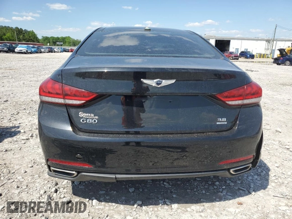 2017 Genesis G80 3.8L z VIN KMHGN4JEXHU175292, wystawiony jako Copart lot #51922895 z przebiegiem Nie podano mil oraz Szkoda całkowita • Salvage title. Historia ofert i sprzedaży dostępna na DreamBid. Obrazek 6.
