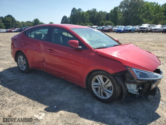 2020 Hyundai Elantra SEL with VIN 5NPD84LF6LH578323, listed as a Copart auction lot 44528945 with 110,001 mi miles and Salvage Title. Bid and sale history available at carsss.com. Image 4.