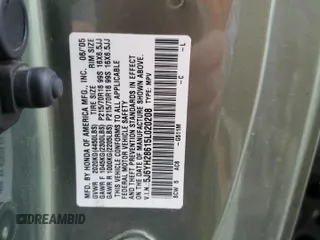 2005 Honda Element EX with VIN 5J6YH28615L020208, listed as a Copart auction lot 50817295 with 163,918 mi miles and Salvage Title. Bid and sale history available at DreamBid. Image 14.