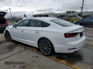 2019 Audi A5 Sportback Premium Plus with VIN WAUBNCF57KA044702, listed as a Copart auction lot 49430844 with 22,466 mi miles. Bid and sale history available at carsss.com. Image 2.