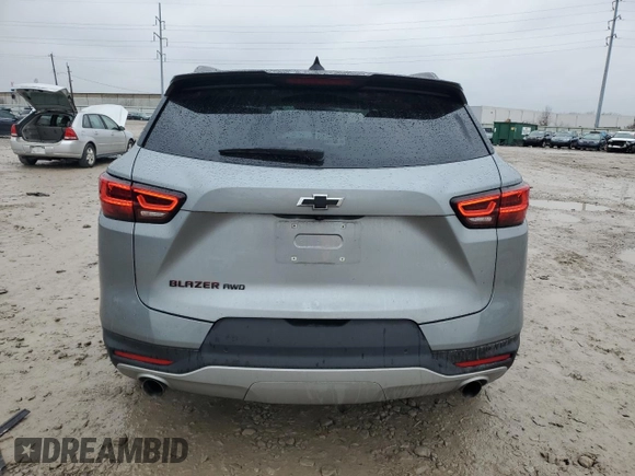 2024 Chevrolet Blazer LT с VIN 3GNKBJR46RS176627, выставлен на аукционе Copart как лот 85931884 с пробегом 12 363 миль миль и Списание • Salvage title. История ставок и продаж доступна на DreamBid. Изображение 6.