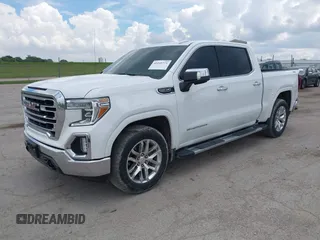 2021 GMC Sierra 1500 SLT z VIN 1GTU9DED9MZ359939, wystawiony jako IAAI lot #42245771 z przebiegiem 65 756 mil mil oraz . Historia ofert i sprzedaży dostępna na DreamBid. Obrazek 2.