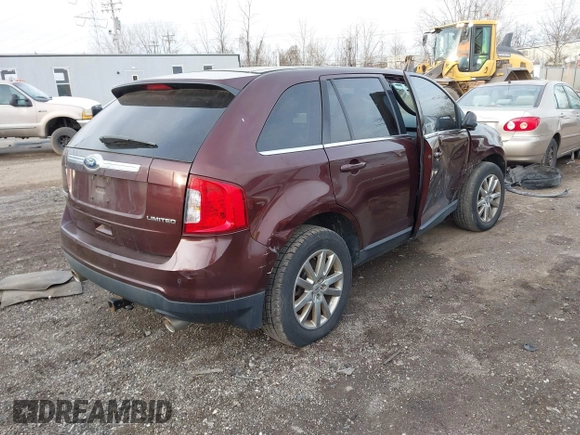 2012 Ford Edge Limited with VIN 2FMDK3KC0CBA57768, listed as a IAAI auction lot 41822586 with 78,349 mi miles. Bid and sale history available at carsss.com. Image 4.