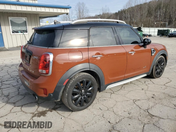 2018 MINI Countryman Cooper S with VIN WMZYT5C39J3E61682, listed as a Copart auction lot 45641125 with 98,496 mi miles and Salvage title. Bid and sale history available at DreamBid. Image 3.