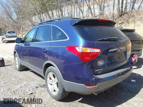 2007 Hyundai Veracruz GLS with VIN KM8NU73C67U012189, listed as a IAAI auction lot 41855531 with 182,341 mi miles and . Bid and sale history available at DreamBid. Image 3.