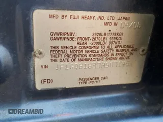 2007 Subaru Impreza i Special z VIN JF1GD61637H507145, wystawiony jako Copart lot #60129085 z przebiegiem 182 797 mil mil oraz Szkoda całkowita • Salvage title. Historia ofert i sprzedaży dostępna na DreamBid. Obrazek 12.
