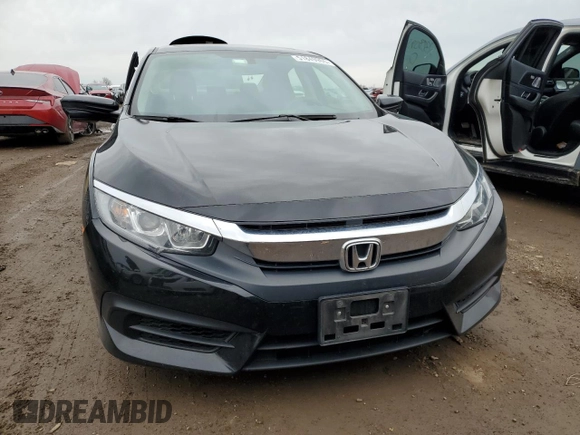 2016 Honda Civic EX with VIN 19XFC2F77GE053975, listed as a Copart auction lot 51849965 with 89,535 mi miles and Salvage Title. Bid and sale history available at DreamBid. Image 5.