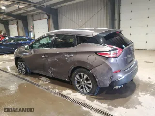 2015 Nissan Murano S with VIN 5N1AZ2MHXFN233607, listed as a Copart auction lot 89318475 with 52,543 mi miles and Salvage Title. Bid and sale history available at carsss.com. Image 2.