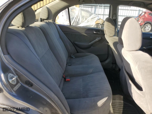 2005 Honda Civic Sdn EX with VIN 2HGES26735H582793, listed as a Copart auction lot 46949125 with 312,604 mi miles and Salvage Title. Bid and sale history available at carsss.com. Image 10.