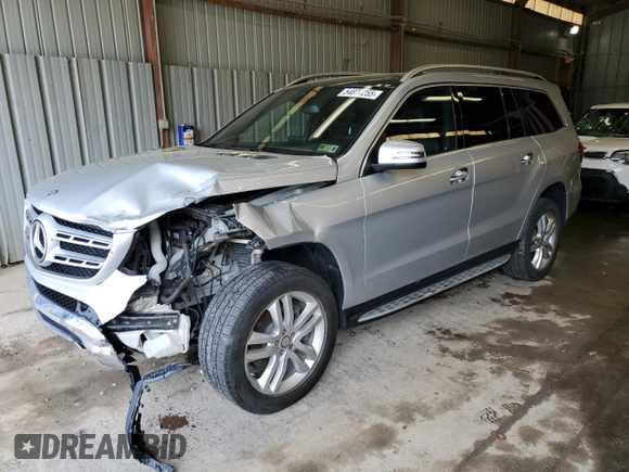 2017 Mercedes-Benz GLS 450 with VIN 4JGDF6EE1HA881381, listed as a Copart auction lot 54874255 with 66,113 mi miles and Salvage Title. Bid and sale history available at DreamBid. Image 1.