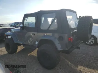 1997 Jeep Wrangler Sport with VIN 1J4FY19S5VP520801, listed as a Copart auction lot 75301274 with 0 mi miles and Non Repairable. Bid and sale history available at carsss.com. Image 2.