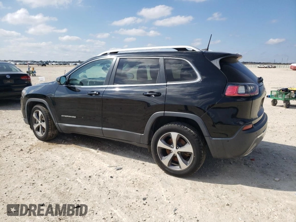 2019 Jeep Cherokee Limited with VIN 1C4PJLDX0KD144244, listed as a Copart auction lot 44028935 with 43,777 mi miles and Clean title. Bid and sale history available at DreamBid. Image 2.