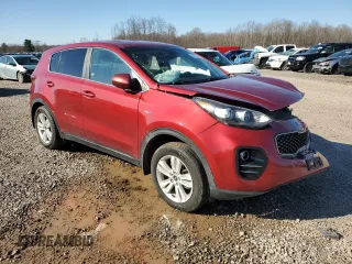 2017 Kia Sportage LX with VIN KNDPMCAC3H7188559, listed as a Copart auction lot 54020655 with 84,488 mi miles and Salvage Title. Bid and sale history available at DreamBid. Image 4.