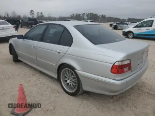 2003 BMW 5 Series 530iA with VIN WBADT63493CK36947, listed as a Copart auction lot 45966845 with 0 mi miles and Salvage Title. Bid and sale history available at carsss.com. Image 2.