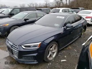 2018 Audi A5 Sportback Premium Plus with VIN WAUENCF56JA100415, listed as a Copart auction lot 40967394 with 40,158 mi miles. Bid and sale history available at carsss.com. Image 1.