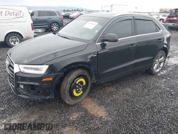 2018 Audi Q3 Premium Plus with VIN WA1JCCFS5JR014957, listed as a IAAI auction lot 41099133 with 73,905 mi miles. Bid and sale history available at carsss.com. Image 2.