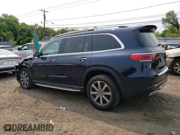 2021 Mercedes-Benz GLS with VIN 4JGFF5KE2MA399729, listed as a Copart auction lot 56208983 with 29,172 mi miles. Bid and sale history available at carsss.com. Image 2.