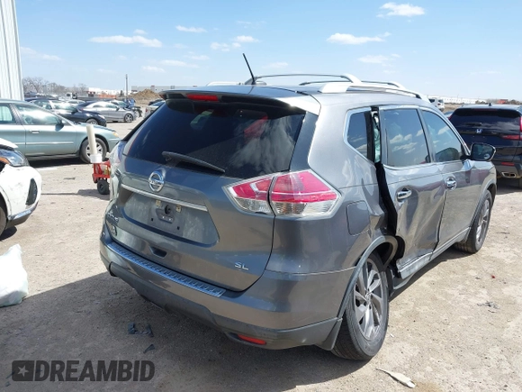 2016 Nissan Rogue SV with VIN 5N1AT2MTXGC874078, listed as a IAAI auction lot 41838624 with 140,561 mi miles. Bid and sale history available at carsss.com. Image 4.
