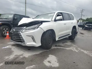 2020 Lexus LX 570 z VIN JTJDY7AX8L4316755, wystawiony jako Copart lot #61222745 z przebiegiem 69 021 mil mil oraz Szkoda całkowita • Salvage title. Historia ofert i sprzedaży dostępna na DreamBid. Obrazek 1.