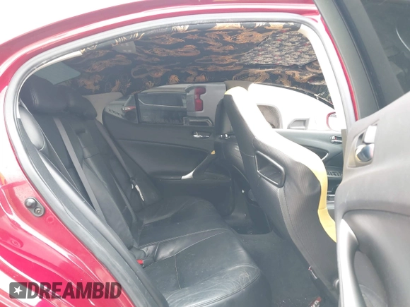 2006 Lexus IS 250 with VIN JTHBK262062006786, listed as a IAAI auction lot 41413517 with 157,788 mi miles and . Bid and sale history available at DreamBid. Image 8.