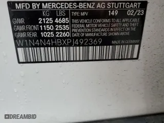 2023 Mercedes-Benz GLA with VIN W1N4N4HBXPJ492369, listed as a Copart auction lot 43422355 with 13,721 mi miles and Salvage Title. Bid and sale history available at carsss.com. Image 13.