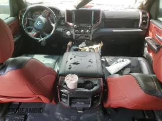 2019 Ram 1500 Rebel with VIN 1C6SRFLT9KN565772, listed as a Copart auction lot 58992825 with Not provided miles and Salvage title. Bid and sale history available at DreamBid. Image 8.