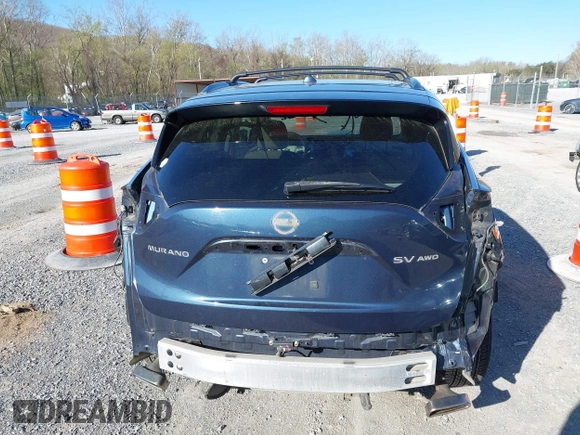 2015 Nissan Murano SV with VIN 5N1AZ2MH0FN270472, listed as a IAAI auction lot 41971525 with 167,410 mi miles. Bid and sale history available at carsss.com. Image 16.