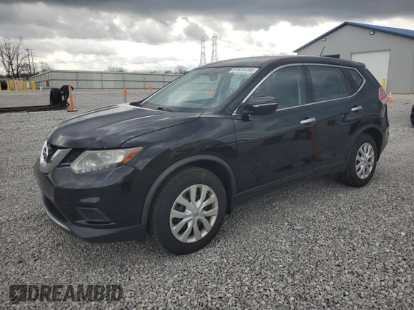 2015 Nissan Rogue S with VIN KNMAT2MV7FP560885, listed as a Copart auction lot 51820255 with 98,060 mi miles and Clean Title. Bid and sale history available at DreamBid. Image 1.