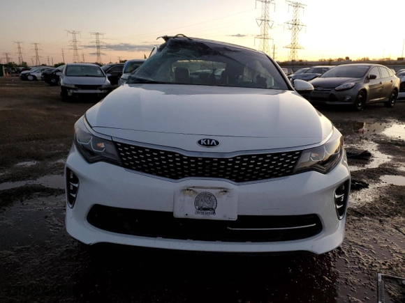 2017 Kia Optima SX Limited with VIN 5XXGV4L2XHG154102, listed as a Copart auction lot 72641324 with 0 mi miles and Salvage Title. Bid and sale history available at carsss.com. Image 5.